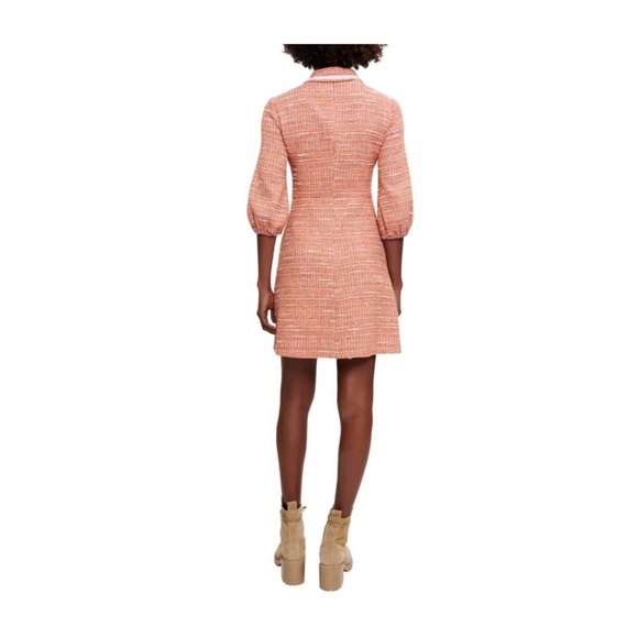 Maje Rimoda Tweed three quarter dress - Picture 2 of 7